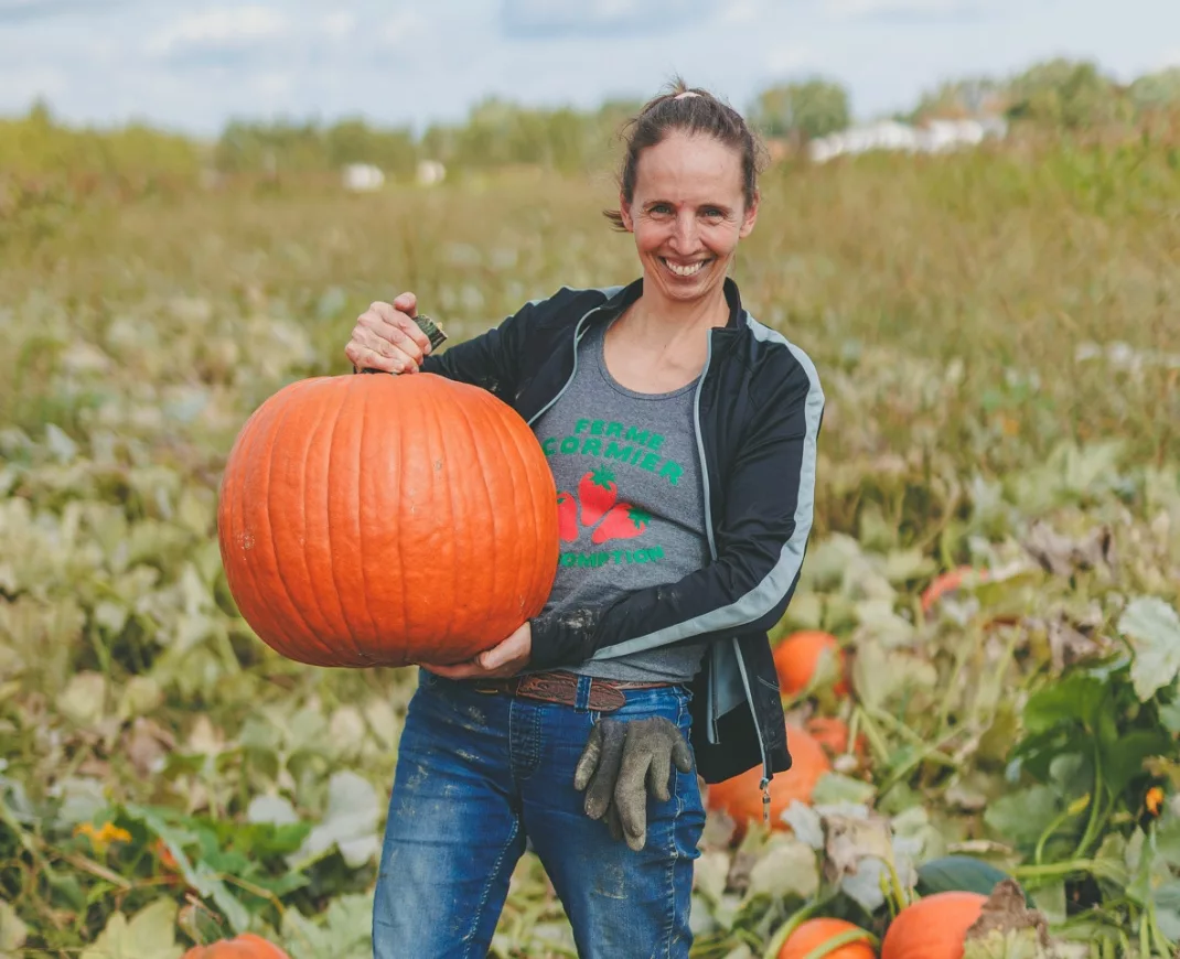 Découvrez Josiane Cormier, entrepreneure féminin et propriétaire de la Ferme Cormier.