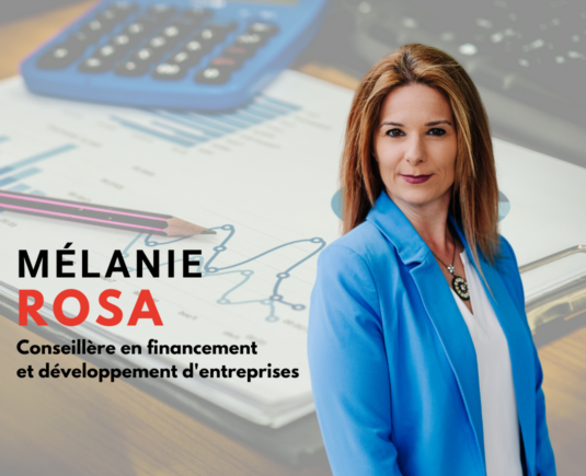 Apprenez-en plus sur Mélanie Rosa, notre conseillère en financement et développement d'entreprise chez CieNOV.
