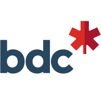 Logo de BDC, partenaire de CieNOV - Développement économique de la MRC de L'Assomption.