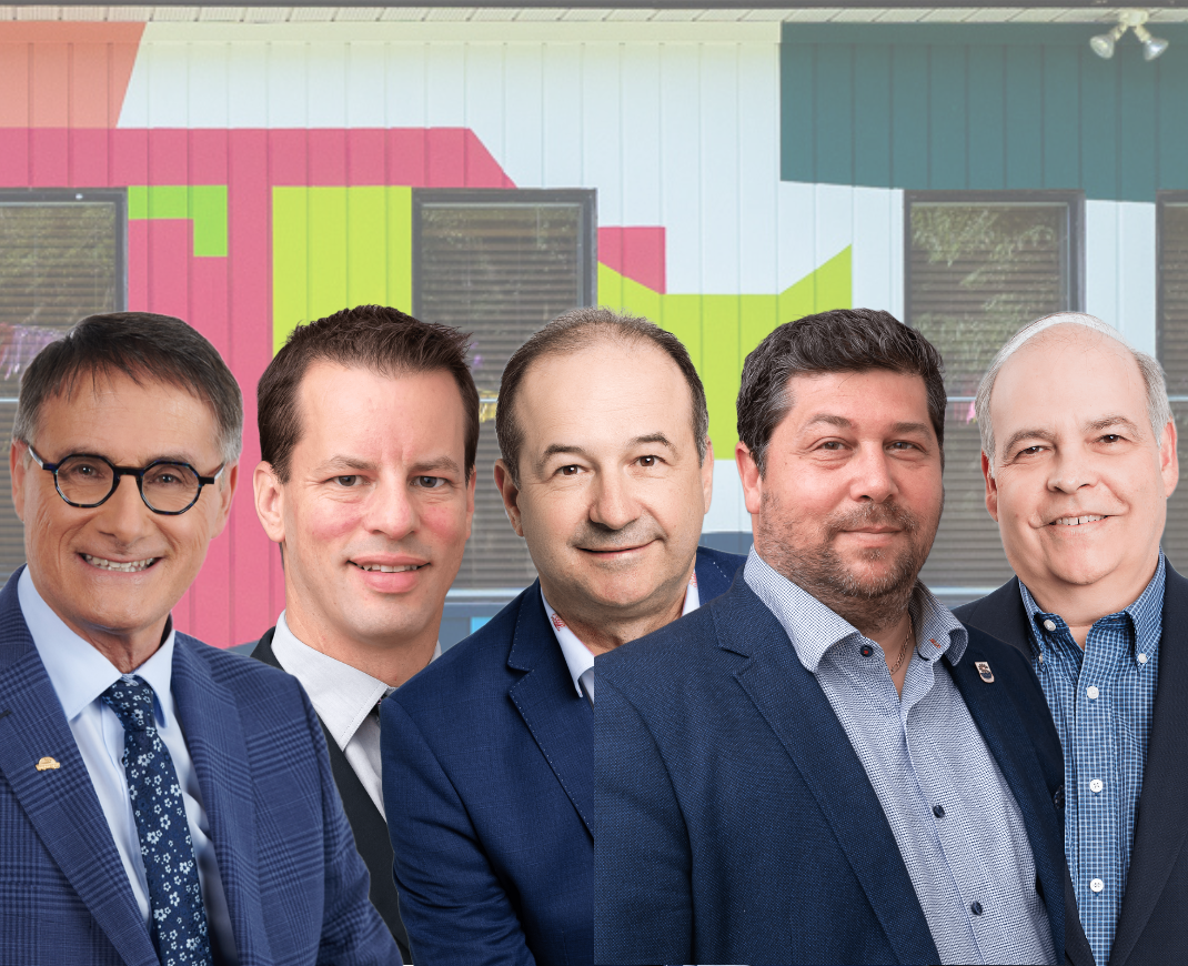 Découvrez les officiers de CieNOV - Jacques Prescott, président , Steve Plante, 1er vice-président, Stéphane Mondoux, 2e vice-président, Steve Mador, trésorier et Pierre Lafontaine, secrétaire