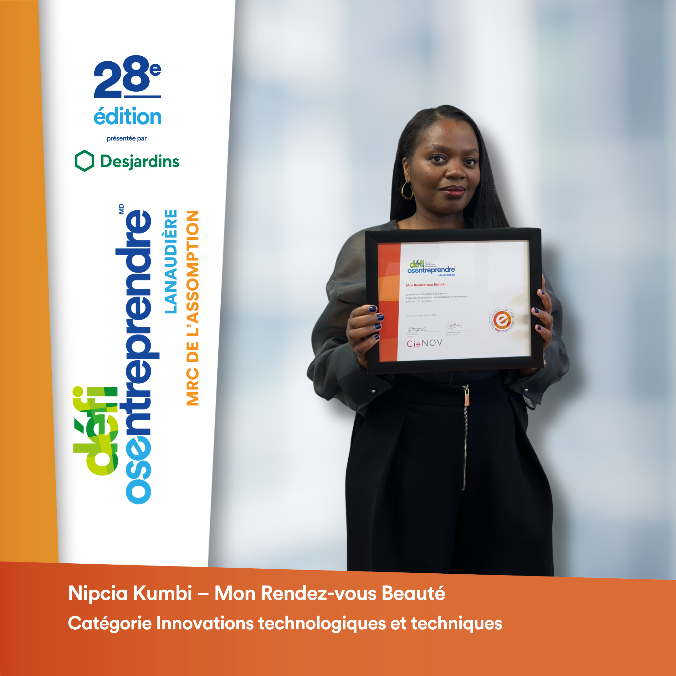 Découvrez My Beauty Date (Mon Rendez-vous Beauté), une plateforme qui simplifie l’accès à des prestataires qualifiés, reconnue au Défi OSEntreprendre.